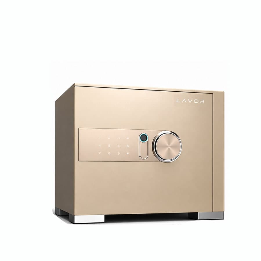 Két sắt LAVOR 30Kg Nhận Diện Vân Tay 360 Độ - Vàng gold